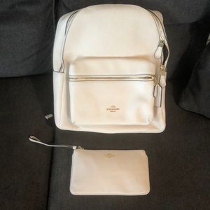 Coach backpack purse